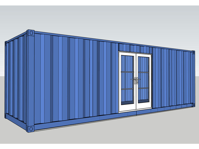 SHIPPING CONTAINERS 25ft GymBox - Once-Used click to zoom image