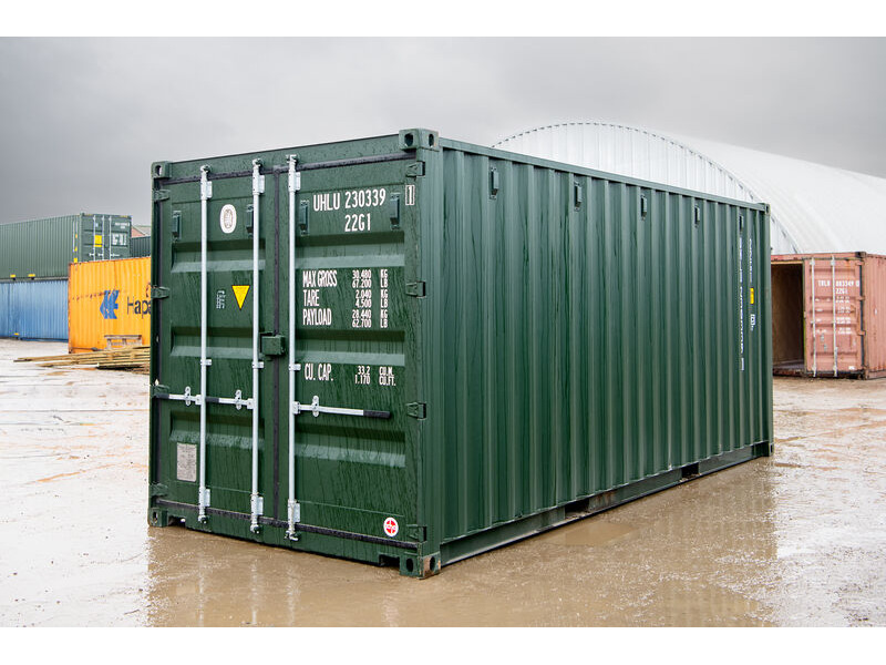 SHIPPING CONTAINERS 20ft New (One Trip) Container - S2 (Original) Doors click to zoom image