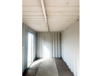 SHIPPING CONTAINERS Used 15ft Container with Personnel Door and Electric Roller Shutter Door - OFF46158 click to zoom image