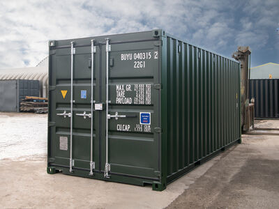 SHIPPING CONTAINERS Once-Used 20ft Dry Van Container - OFF137845 click to zoom image