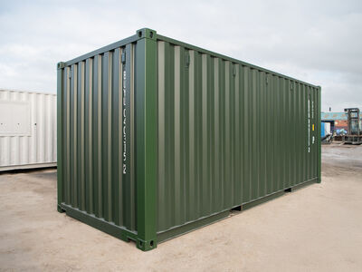 SHIPPING CONTAINERS Once-Used 20ft Dry Van Container - OFF137845 click to zoom image