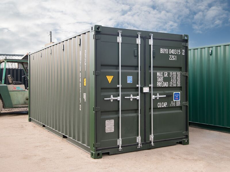 SHIPPING CONTAINERS Once-Used 20ft Dry Van Container - OFF137845 click to zoom image