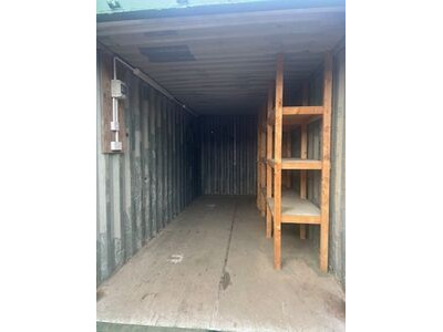 SHIPPING CONTAINERS Used 20ft with Electrics & Shelving - OFF137674 click to zoom image