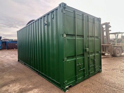 SHIPPING CONTAINERS Used 20ft with Electrics & Shelving - OFF137674 click to zoom image