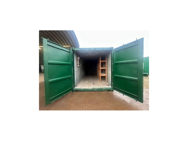 SHIPPING CONTAINERS Used 20ft with Electrics & Shelving - OFF137674 click to zoom image