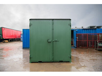 SHIPPING CONTAINERS Used 8ft with Electrics & Durbar Flooring - OFF61552 click to zoom image