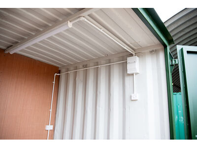 SHIPPING CONTAINERS Used 8ft with Electrics & Durbar Flooring - OFF61552 click to zoom image
