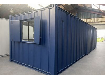 SHIPPING CONTAINERS Used 32ft x 10ft Office Cabin - OFF137815 click to zoom image