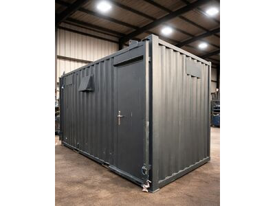 SHIPPING CONTAINERS Used 16ft x 9ft Toilet Cabin - OFFM137952 click to zoom image