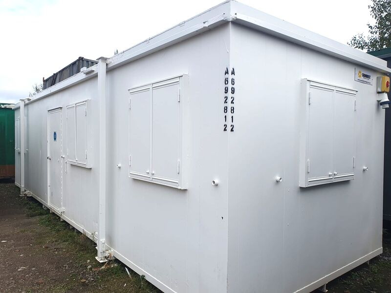SHIPPING CONTAINERS 32ft x 10ft Office Cabin with Kitchenette & W/C - OFFM137053 click to zoom image