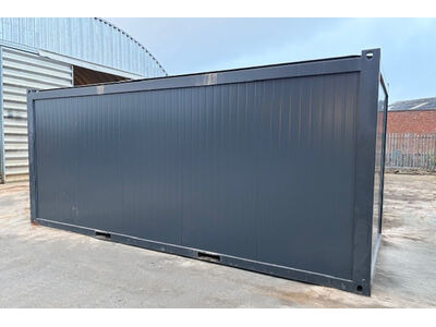 SHIPPING CONTAINERS New Build 20ft High Spec. Office in Grey - OFF135467 click to zoom image