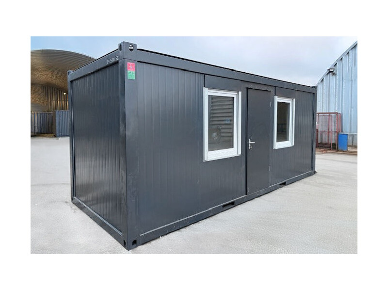 SHIPPING CONTAINERS New Build 20ft High Spec. Office in Grey - OFF135467 click to zoom image