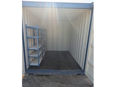 SHIPPING CONTAINERS New 10ft Container with Shelving - OFF137526 click to zoom image