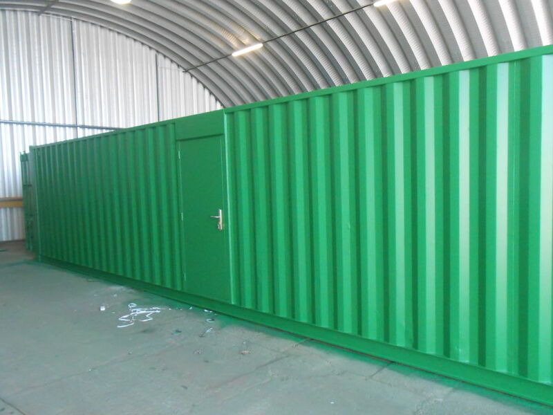 SHIPPING CONTAINERS 40ft with Personnel Door SC66 click to zoom image