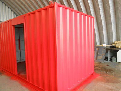 SHIPPING CONTAINERS 14ft Conversion with Aperture SC86 click to zoom image