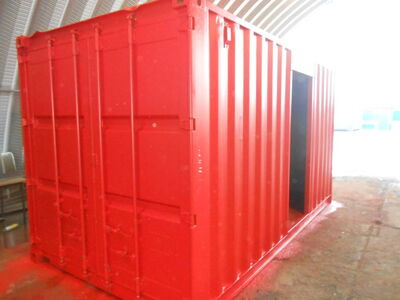 SHIPPING CONTAINERS 14ft Conversion with Aperture SC86