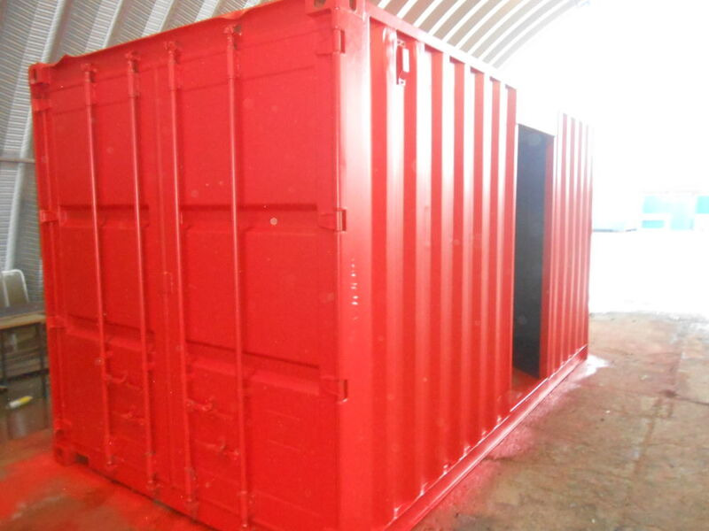 SHIPPING CONTAINERS 14ft Conversion with Aperture SC86 click to zoom image