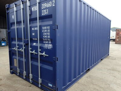 SHIPPING CONTAINERS 20ft ISO Blue 30075