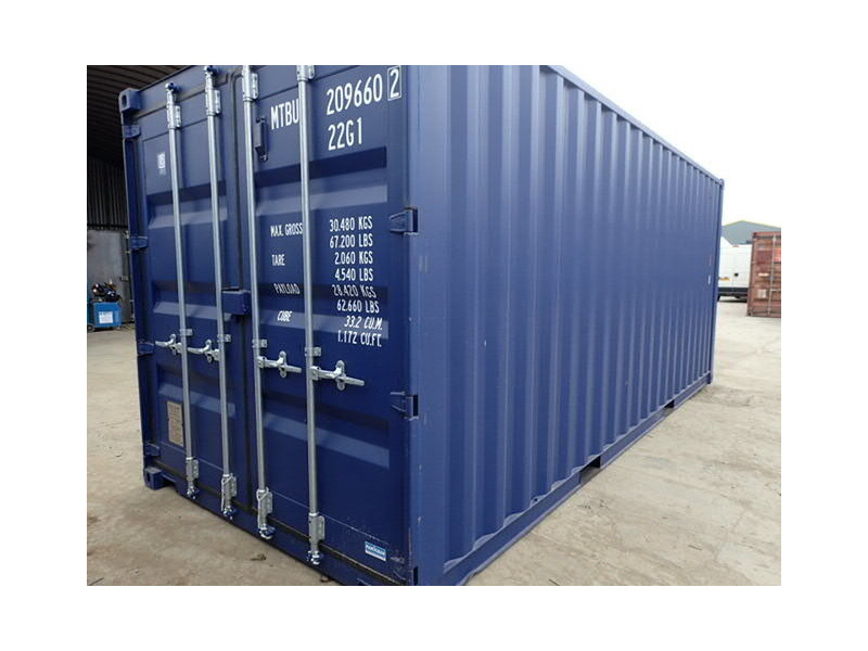 SHIPPING CONTAINERS 20ft ISO DV Blue 30075 click to zoom image