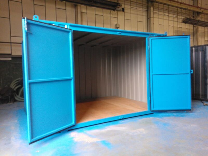 SHIPPING CONTAINERS 14ft x 11ft Centre Doors 15383 click to zoom image