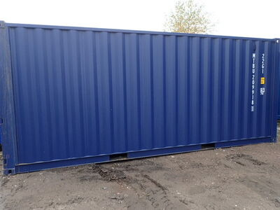 SHIPPING CONTAINERS 20ft ISO Blue 21516 click to zoom image