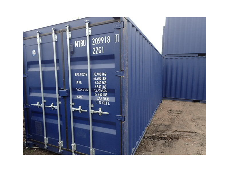 SHIPPING CONTAINERS 20ft ISO DV Blue 21516 click to zoom image