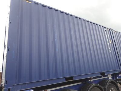SHIPPING CONTAINERS 20ft High Cube Blue click to zoom image