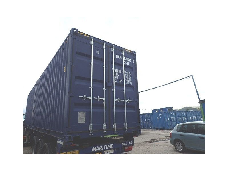 SHIPPING CONTAINERS 20ft High Cube Blue click to zoom image