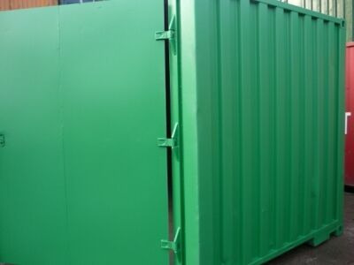 Shipping Container Conversions 16ft extra wide doors click to zoom image