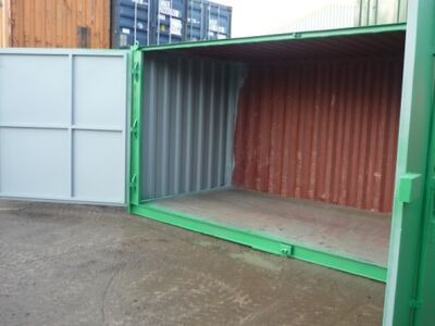 Shipping Container Conversions 16ft extra wide doors click to zoom image