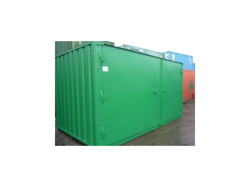 Shipping Container Conversions 16ft extra wide doors click to zoom image