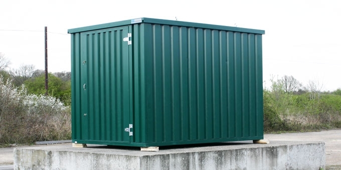 Flat Pack Containers Self Assembly 4m green £1570.00 