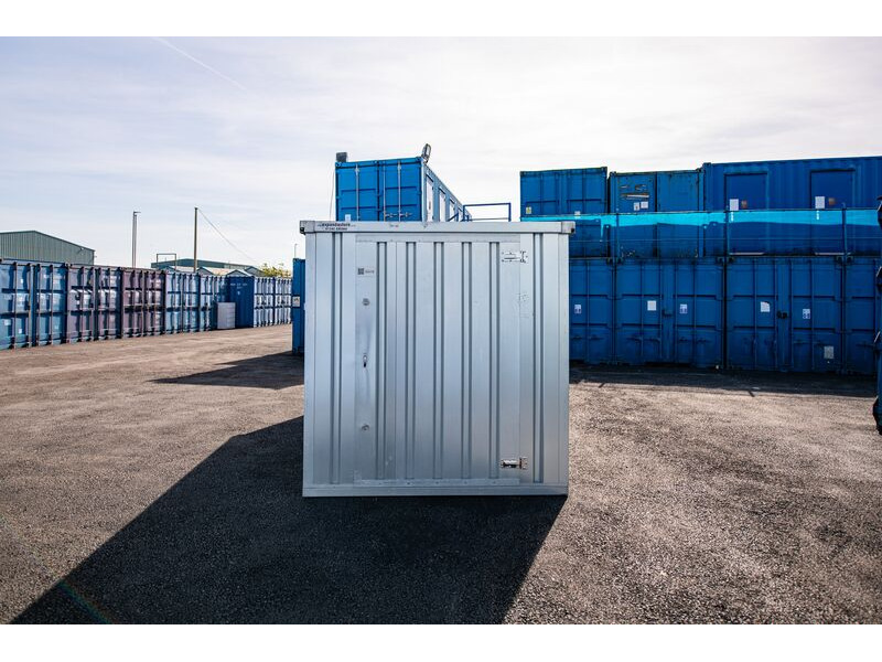 Flat Pack Shipping Containers 3m self assembly galvanised click to zoom image