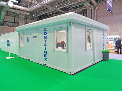 Flat Pack Shipping Containers 30ft CXO cabin office click to zoom image