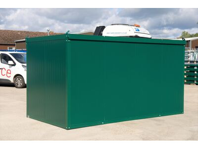 Flat Pack Shipping Containers 4m insulated store click to zoom image