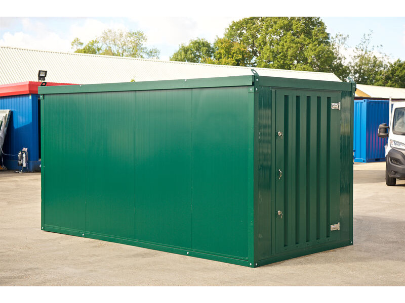 Flat Pack Shipping Containers 4m insulated store click to zoom image