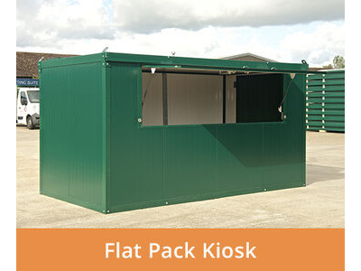 Flat Pack Shipping Containers 3m ExpandaKiosk