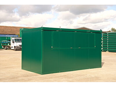 Flat Pack Shipping Containers 4m ExpandaKiosk click to zoom image