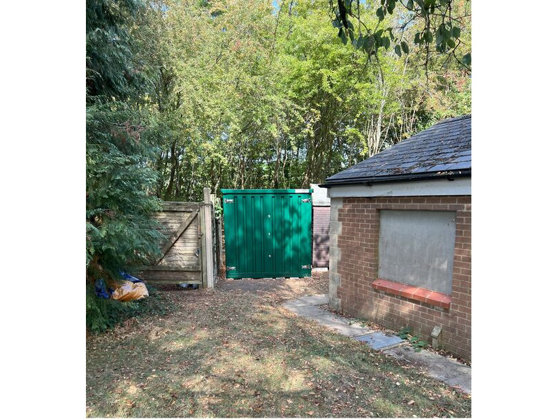 Flat Pack Shipping Containers 3m x 2.1m - Expandastore  with double doors click to zoom image