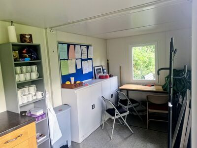 Flat Pack Shipping Containers 5.6m x 2.3m linked Expandakabin click to zoom image