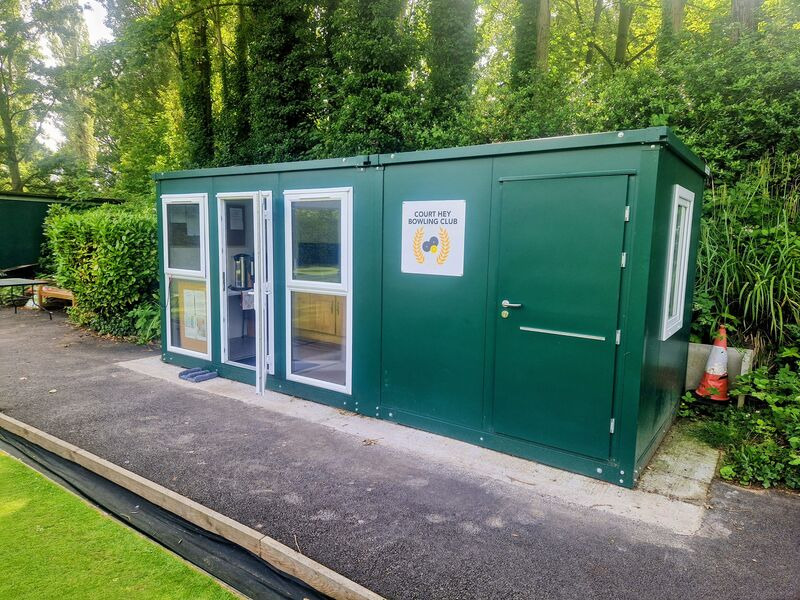 Flat Pack Shipping Containers 5.6m x 2.3m linked Expandakabin click to zoom image