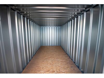 Flat Pack Shipping Containers 4m self assembly galvanised click to zoom image