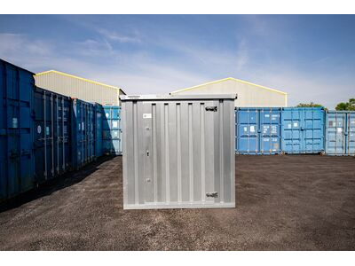 Flat Pack Shipping Containers 4m self assembly galvanised click to zoom image