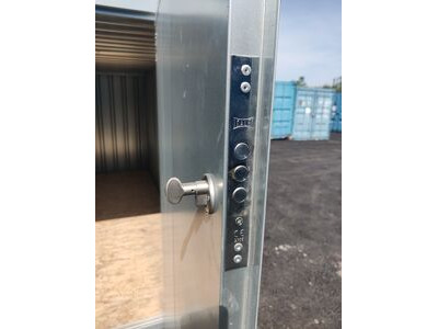 Flat Pack Shipping Containers 4m self assembly galvanised click to zoom image