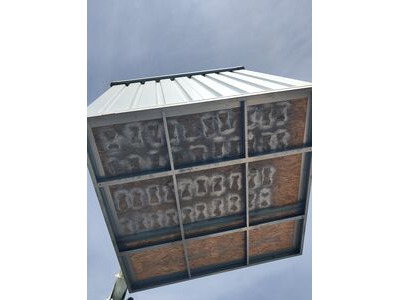 Flat Pack Shipping Containers 4m self assembly galvanised click to zoom image