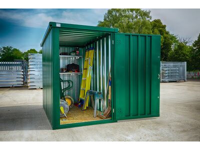 Flat Pack Shipping Containers Garden Store 2.5m x 1.5m click to zoom image