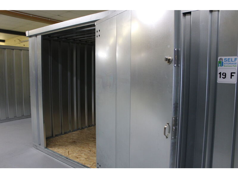 Flat Pack Shipping Containers 2m self assembly galvanised click to zoom image