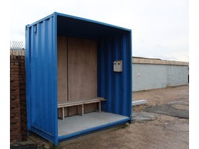 Shipping Container Smoking Shelters