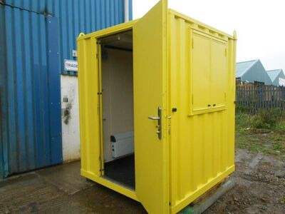 SHIPPING CONTAINERS 6ft x 6ft anti vandal Gatehouse click to zoom image