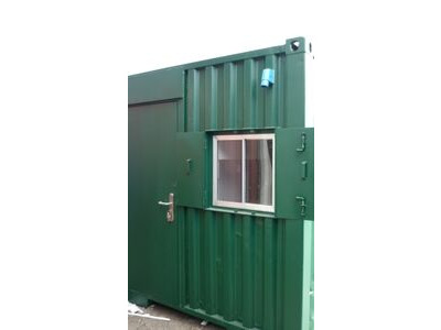 Shipping Container Conversions 15ft canteen/toilet